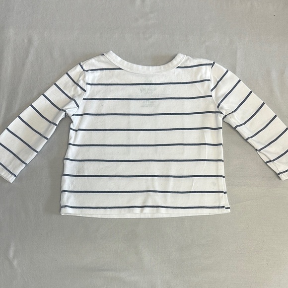 Disney - Winnie the pooh - White and Blue Long Sleeve Tee with Graphic Design - Picture 4 of 4